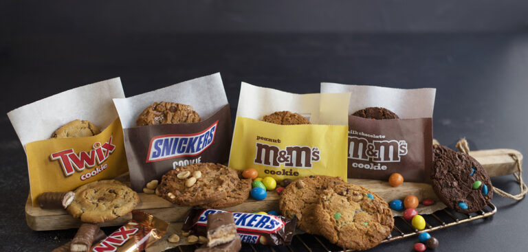 Mars branded cookies - Twix - Snickers - M&M's