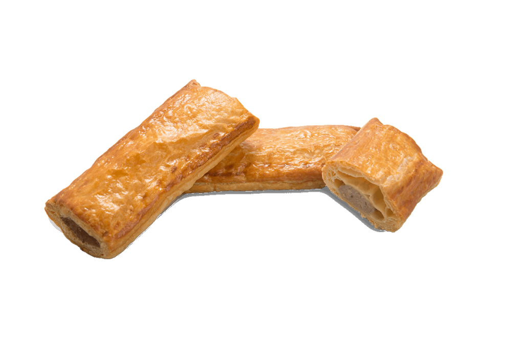 Roomboter saucijzenbroodje bake off 150 gram - bladerdeeg snacks | Roomboter saucijzenbroodje kopen | shop.degraafbakeries.nl