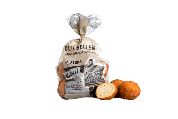 Productafbeelding oliebollen naturel in zak 10 stuks