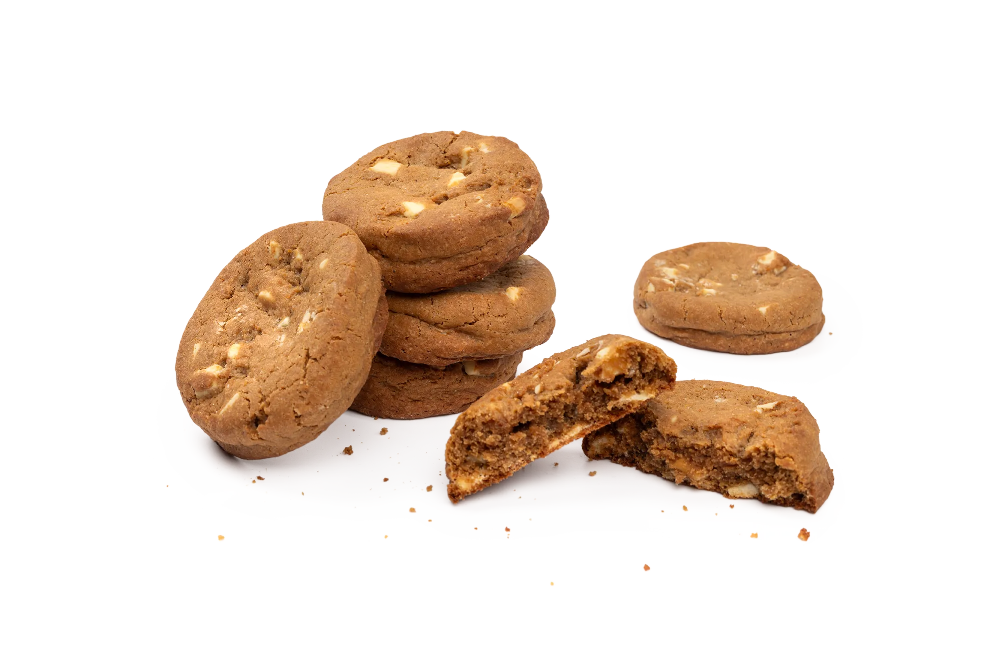 White chocolate & macadamia American cookkie - De Graaf Bakeries