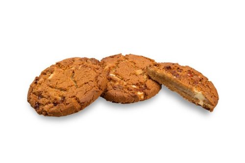 White chocolate & raspberry cookie bake off