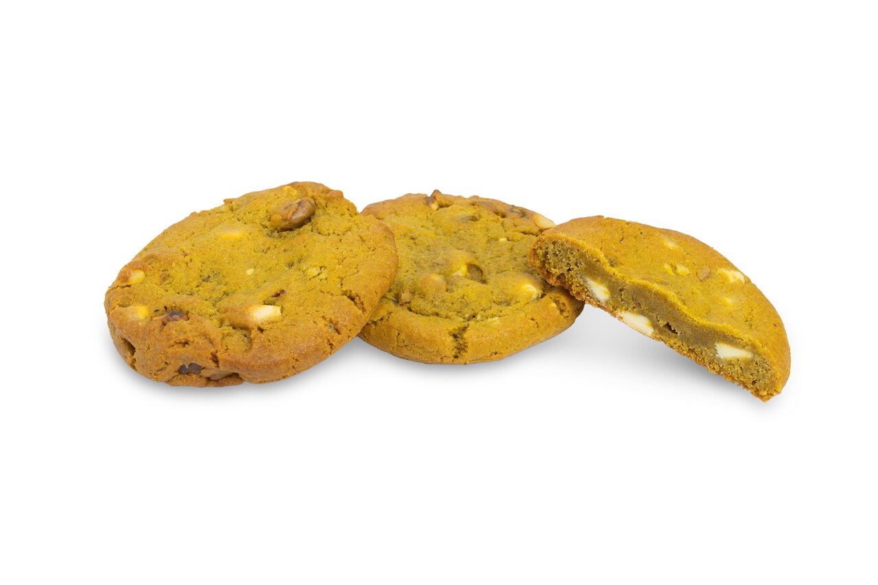 Pistache White Choc Cookie