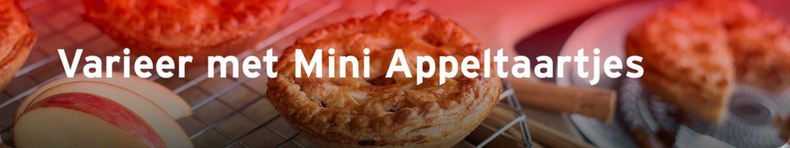 Banner mini appeltaartjes - varieer nu met